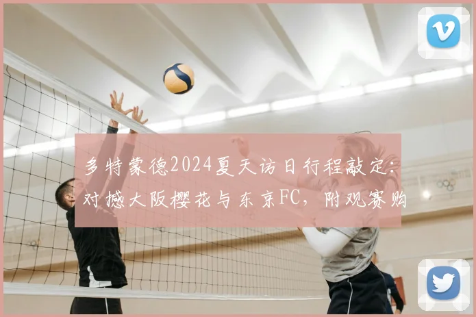 多特蒙德2024夏天访日行程敲定:对撼大阪樱花与东京FC,附观赛购票与直播指南